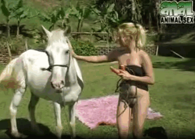 金发美女在操小马之前先操自己的屁股 海报