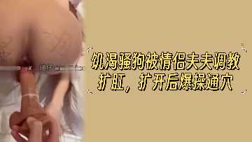 饥渴骚货遭情侣夫夫调教扩肛，粗暴爆操通穴高潮迭起 海报