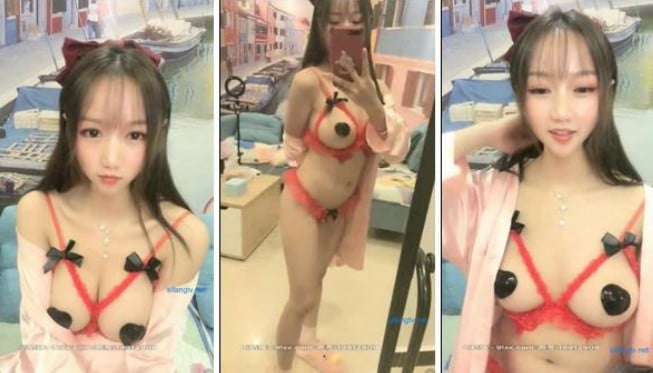【韩奶儿】高颜值甜美少女，穿着情趣吊带内衣，骚痒的阴道 想要哥哥，大黑牛狂震阴蒂，爽死这妹啦！ 海报
