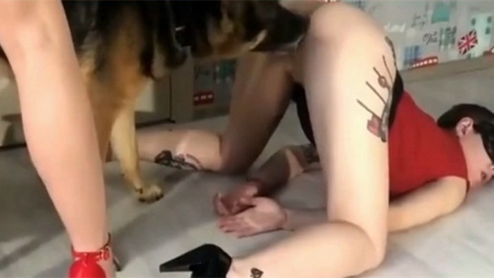 姐姐教唆狗狗操自己的妹妹 海报